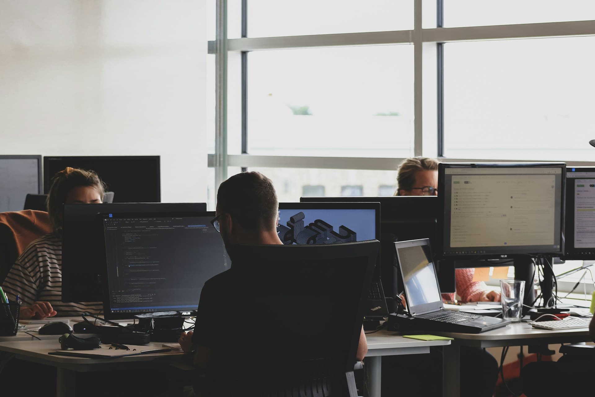 Modern technology environment representing cloud, artificial intelligence, and automation